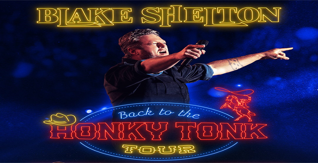 Blake Shelton Back To The Honky Tonk Tour 103.7 The Gator