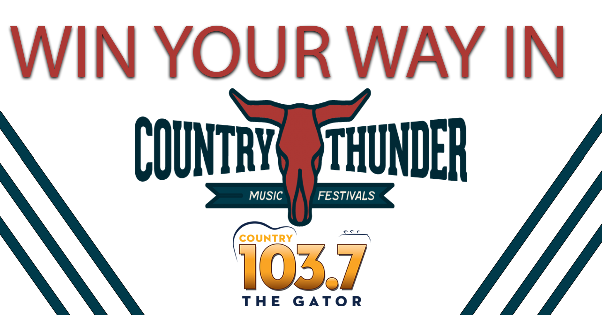 Country Thunder Florida 103.7 The Gator